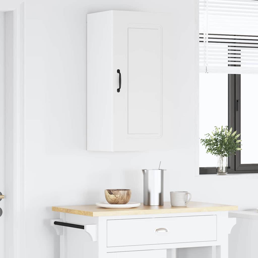 Kitchen Wall Cabinet White 40 x 31 x 80 cm Engineered Wood