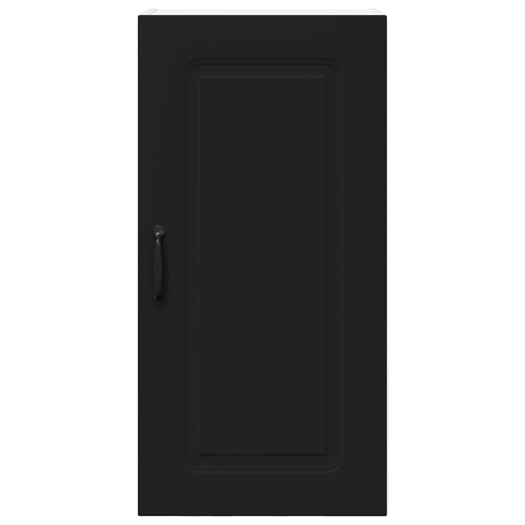 Kitchen Wall Cabinet Black 40 x 31 x 80 cm Engineered Wood