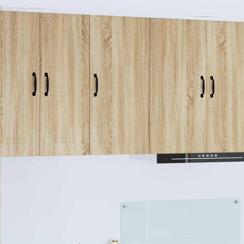 Kitchen Wall Cabinet Sonoma Oak 40 x 31 x 80 cm Engineered Wood