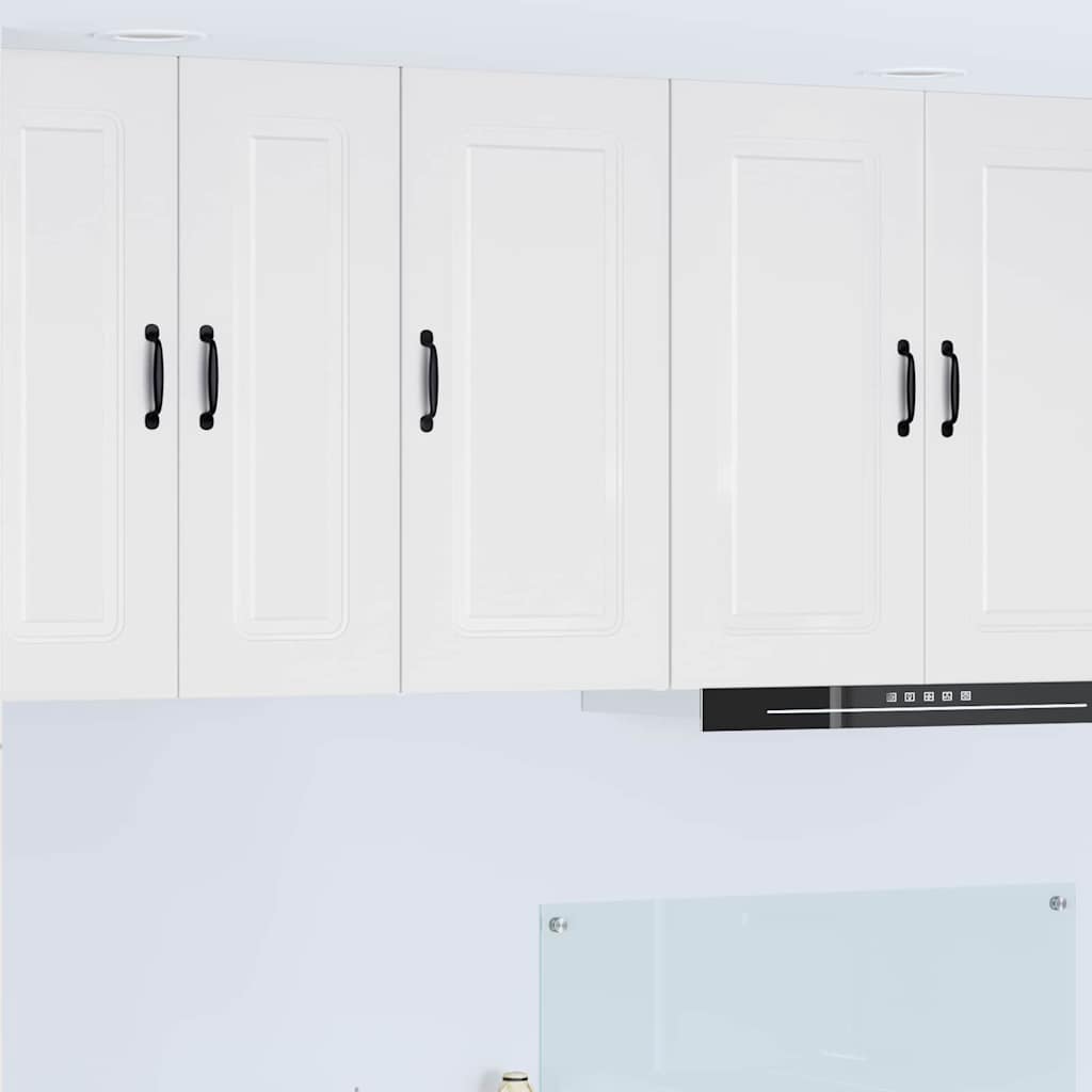 Kitchen Wall Cabinet with Door High Gloss White 40 x 31 x 80 cm
