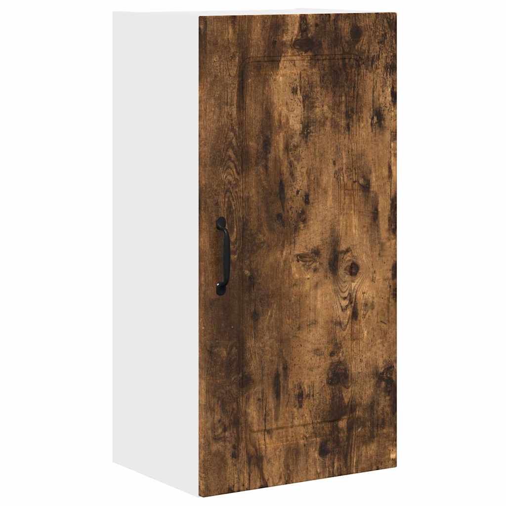 Kitchen Wall Cabinet Smoked Oak 40 x 31 x 80 cm Engineered Wood