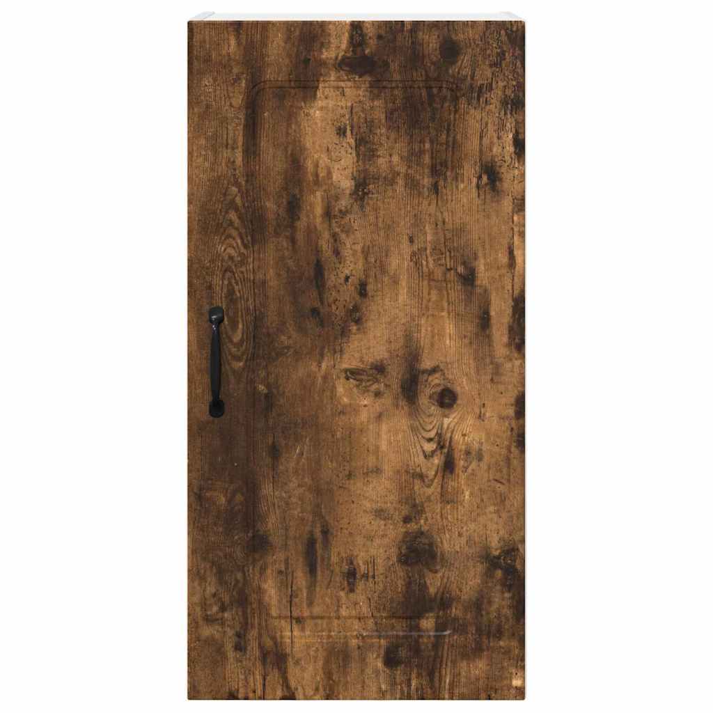 Kitchen Wall Cabinet Smoked Oak 40 x 31 x 80 cm Engineered Wood