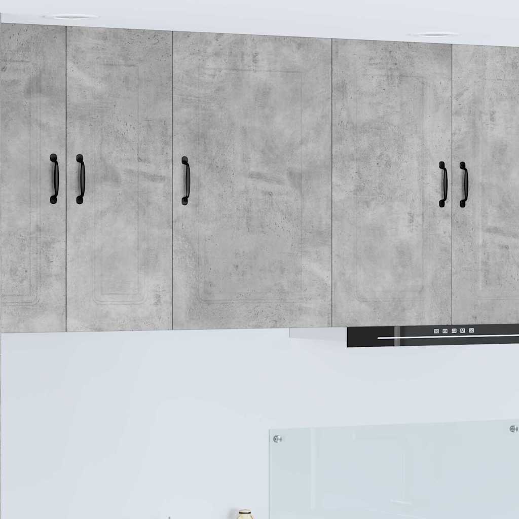 Kitchen Wall Cabinet with Shelf Concrete Grey 50 x 31 x 80 cm
