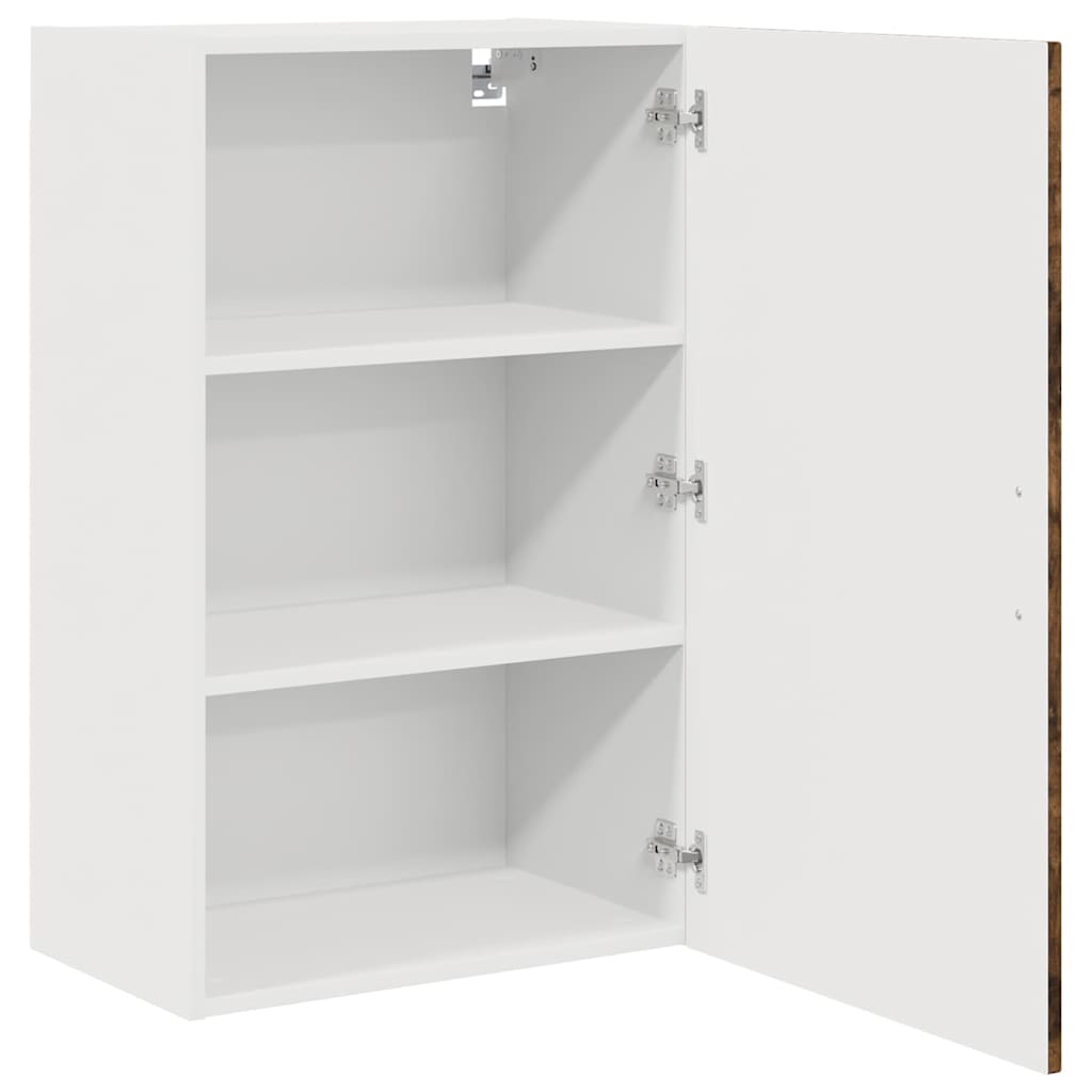 Kitchen Wall Cabinet Smoked Oak 50 x 31 x 80 cm Engineered Wood