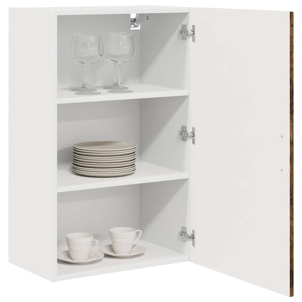 Kitchen Wall Cabinet Smoked Oak 50 x 31 x 80 cm Engineered Wood