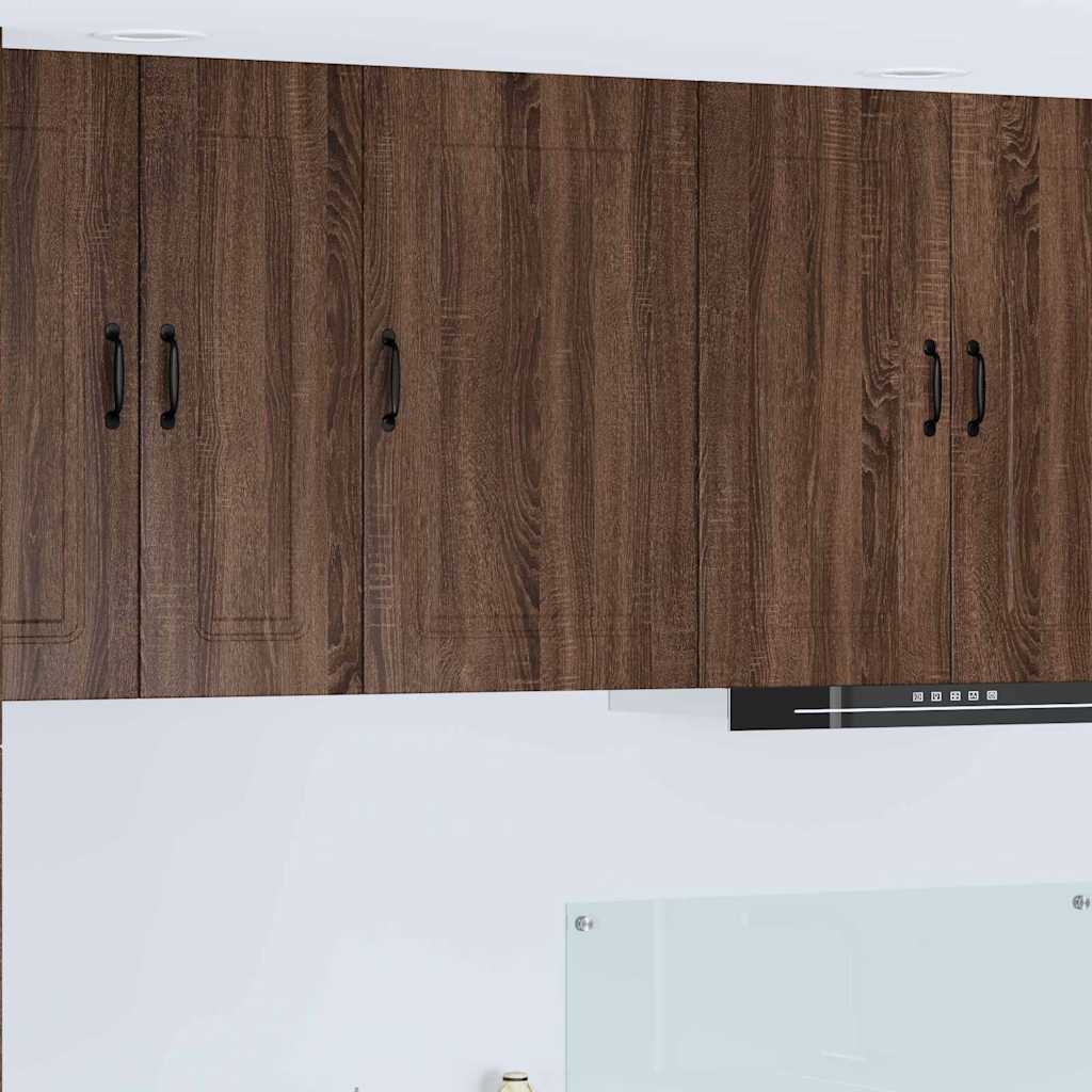Kitchen Wall Cabinet Brown Oak 50 x 31 x 80 cm Engineered Wood