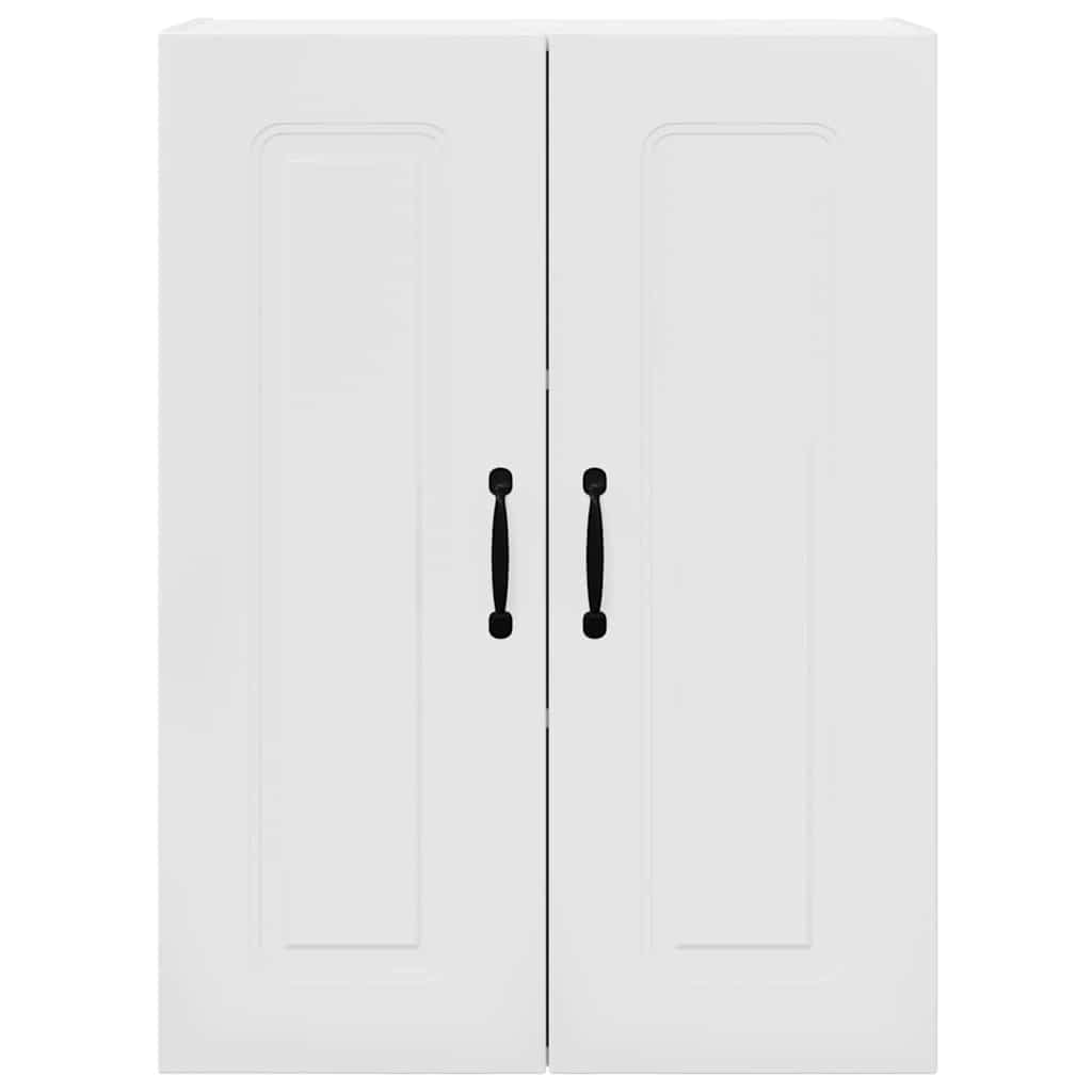 Kitchen Wall Cabinet with Door High Gloss White 60 x 31 x 80 cm