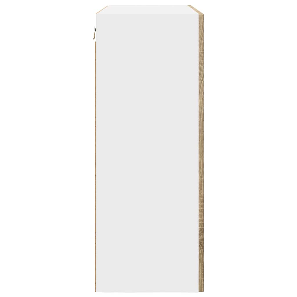 Kitchen Wall Cabinet Sonoma Oak 80 x 31 x 80 cm Engineered Wood