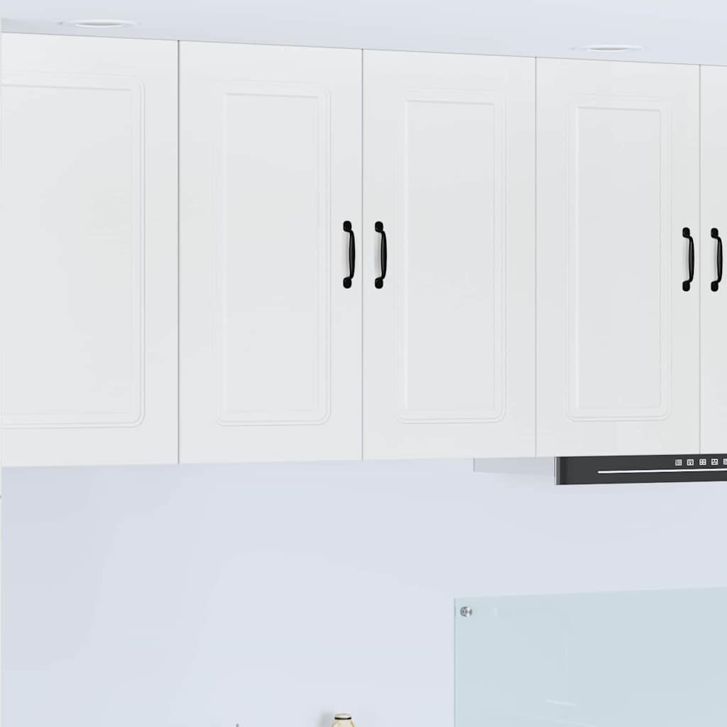 Kitchen Wall Cabinet with Door High Gloss White 80 x 31 x 80 cm