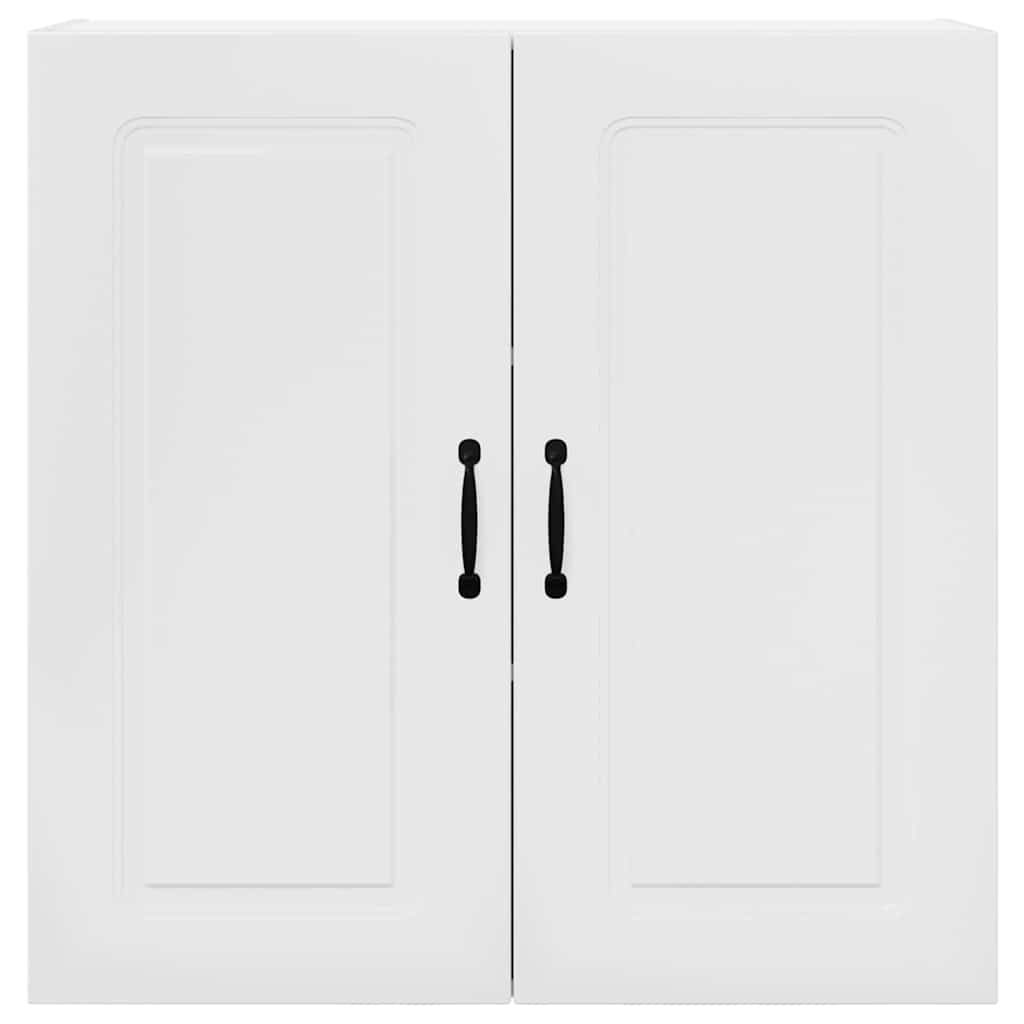 Kitchen Wall Cabinet with Door High Gloss White 80 x 31 x 80 cm