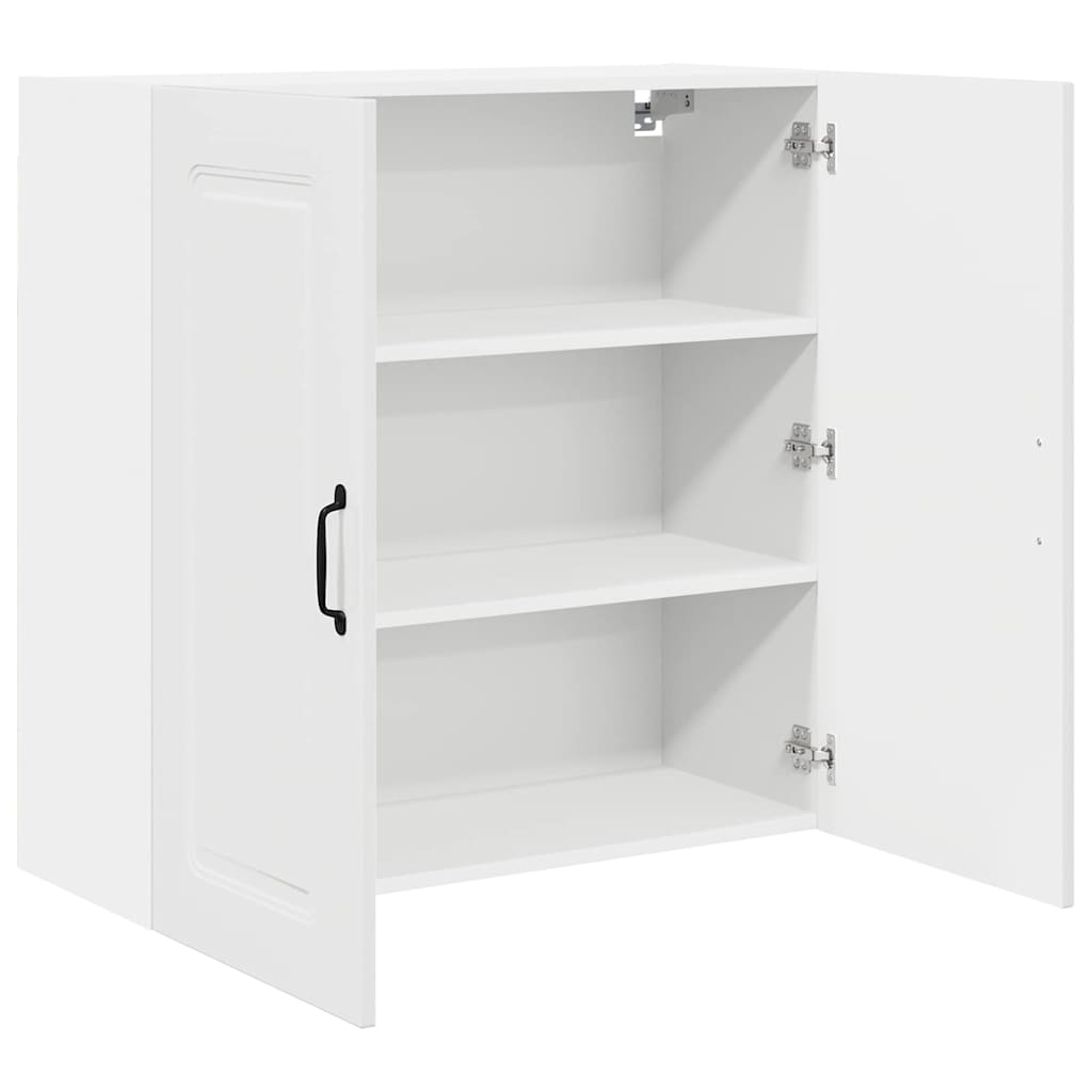 Kitchen Wall Cabinet with Door High Gloss White 80 x 31 x 80 cm