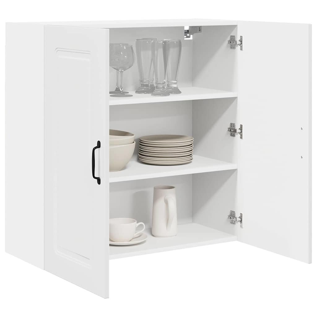 Kitchen Wall Cabinet with Door High Gloss White 80 x 31 x 80 cm