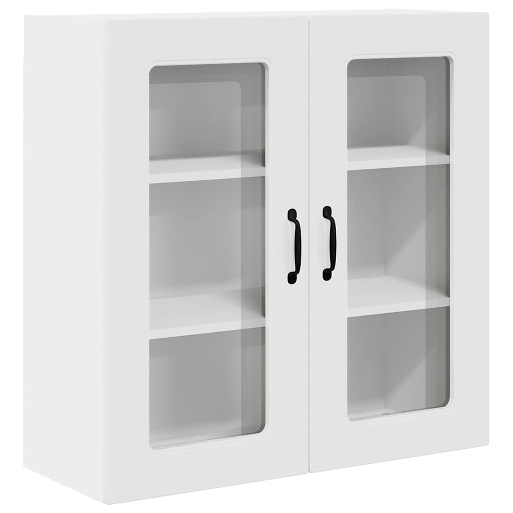 Kitchen Wall Cabinet with Door High Gloss White 80 x 31 x 80 cm