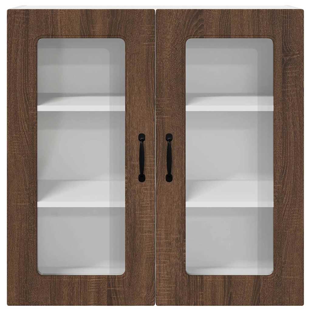 Kitchen Wall Cabinet Brown Oak 80 x 31 x 80 cm Engineered Wood