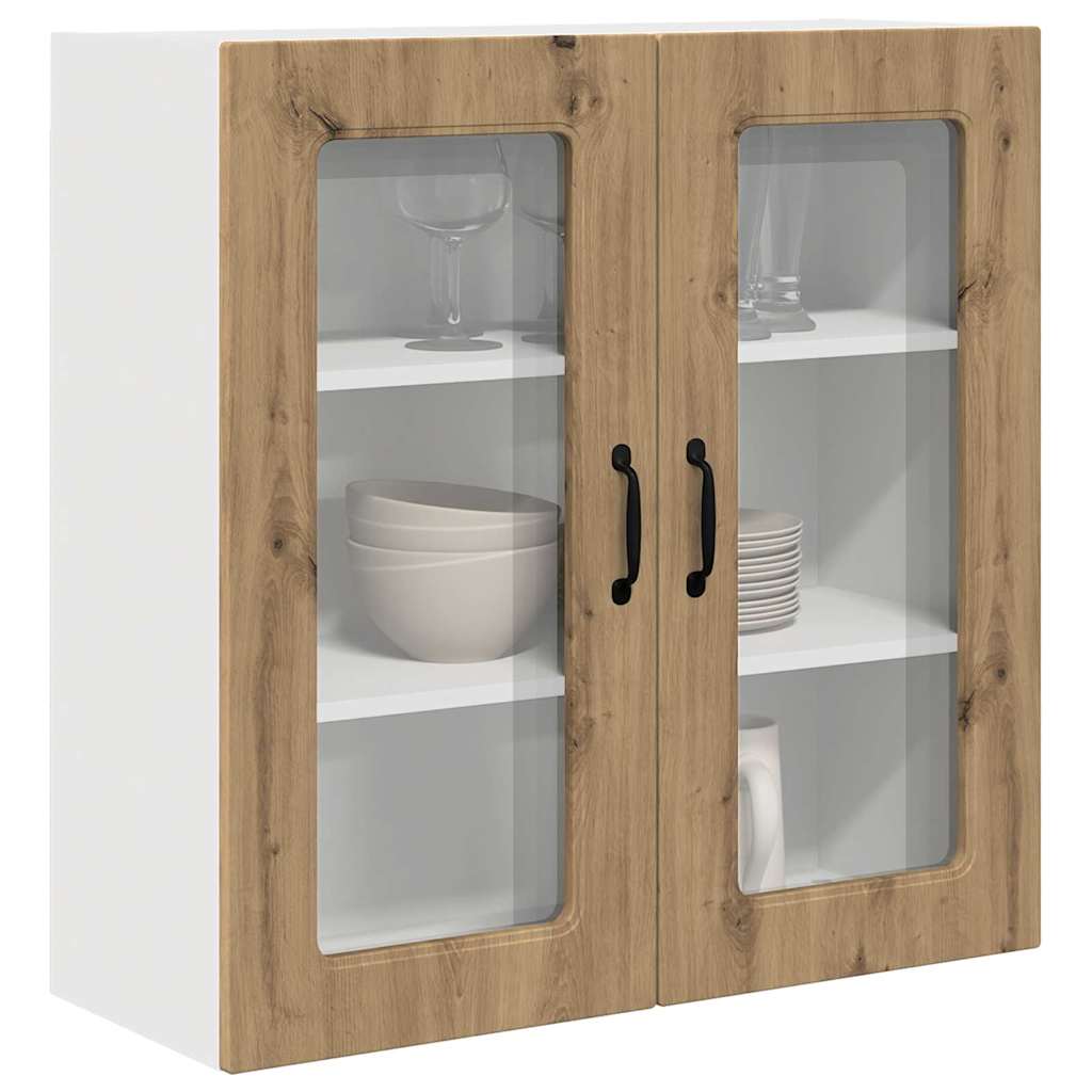 Kitchen Wall Cabinet with Shelf Artisan Oak 80 x 31 x 80 cm