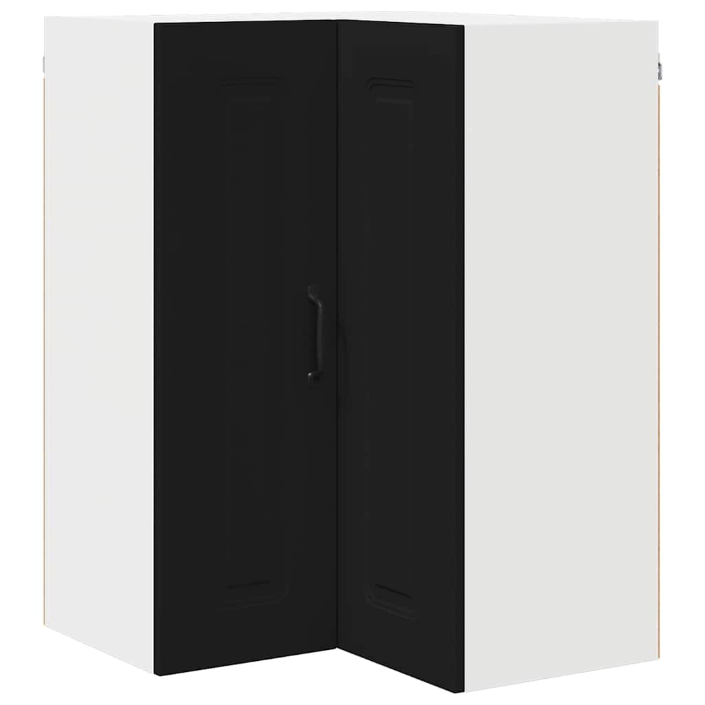 Kitchen Wall Cabinet Black 57 x 57 x 80 cm Engineered Wood