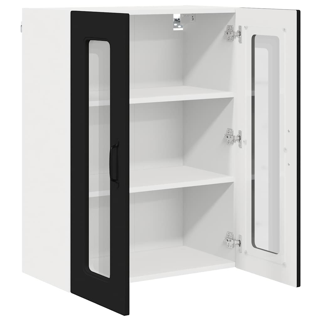 Kitchen Wall Cabinet Black 60 x 31 x 80 cm Engineered Wood