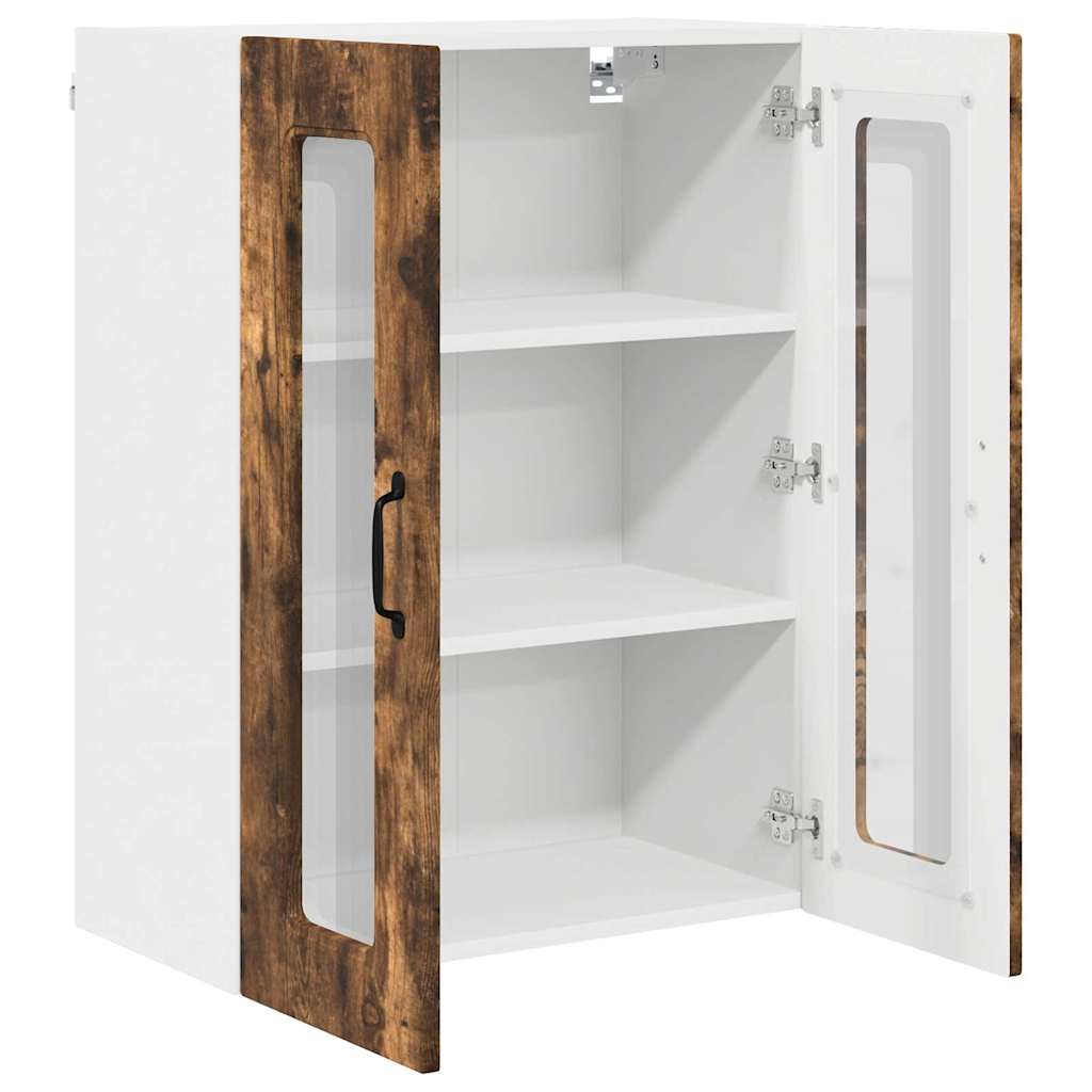 Kitchen Wall Cabinet Smoked Oak 60 x 31 x 80 cm Engineered Wood