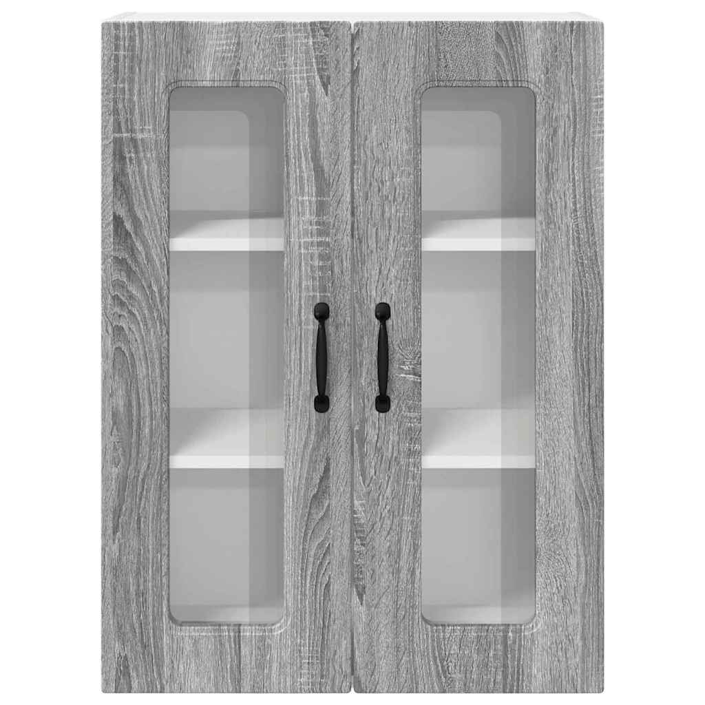 Kitchen Wall Cabinet with Shelf Grey Sonoma 60 x 31 x 80 cm