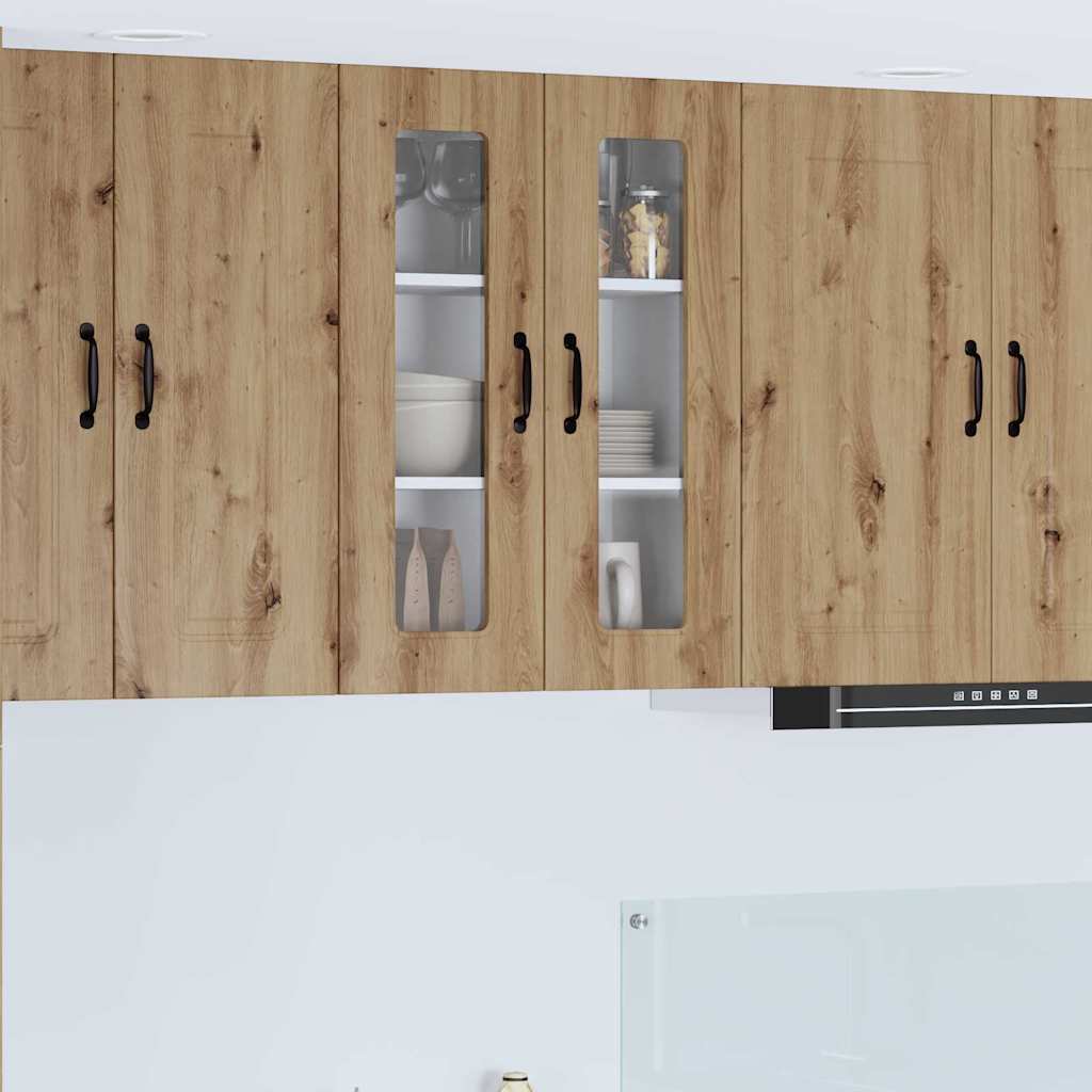 Kitchen Wall Cabinet with Shelf Artisan Oak 60 x 31 x 80 cm