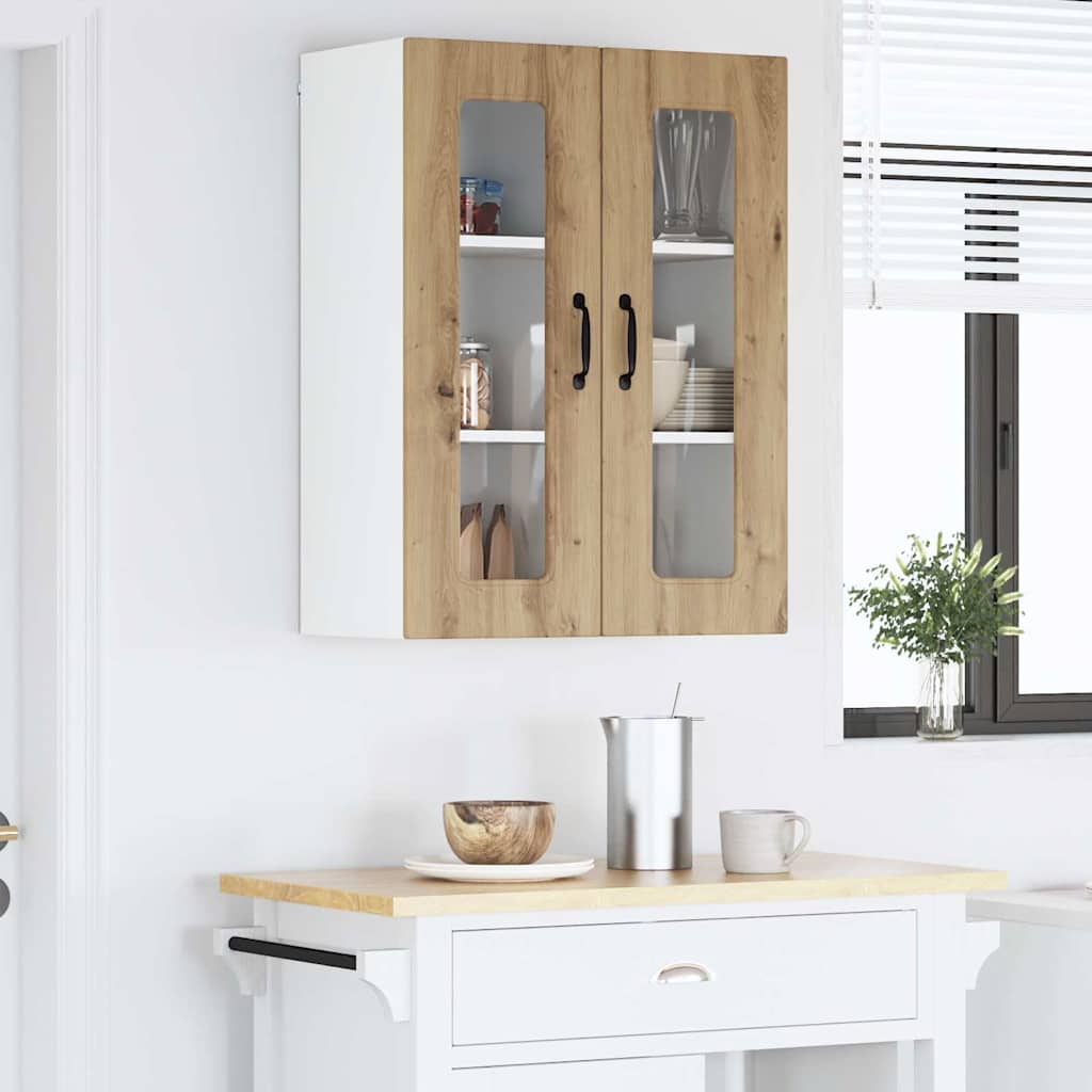 Kitchen Wall Cabinet with Shelf Artisan Oak 60 x 31 x 80 cm