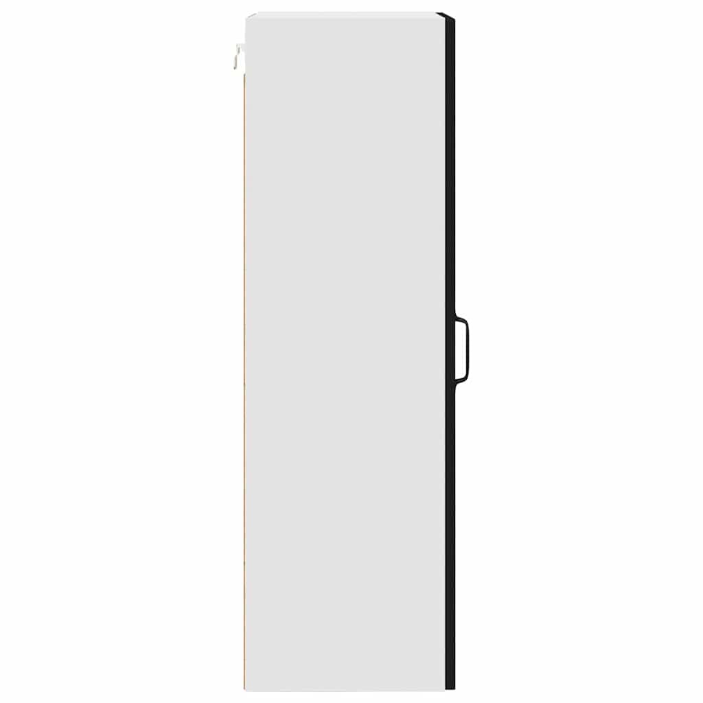 Kitchen Wall Cabinet Black 40 x 31 x 100 cm Engineered Wood