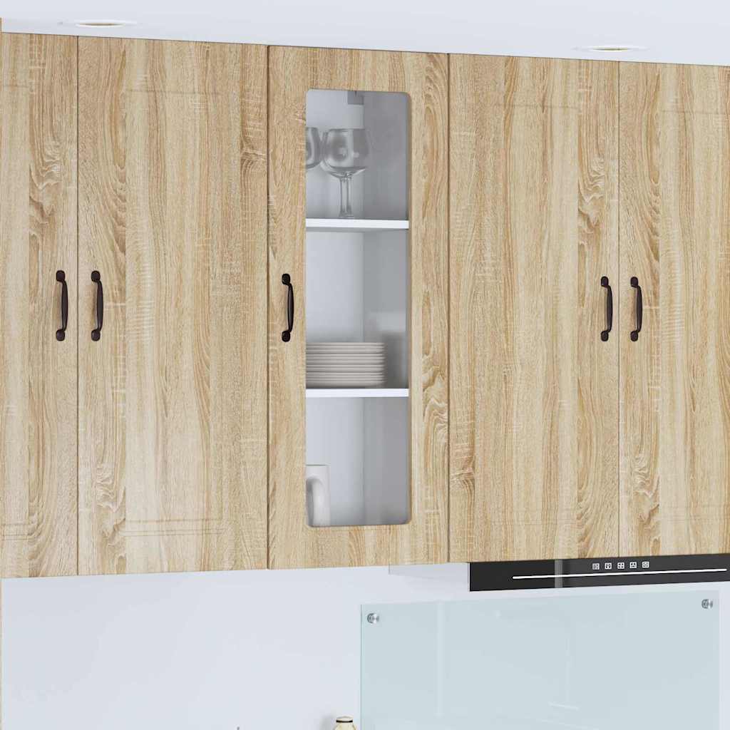 Kitchen Wall Cabinet with Shelf Sonoma Oak 40 x 31 x 100 cm