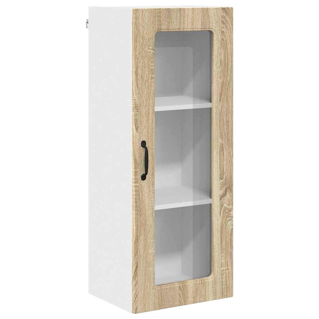 Kitchen Wall Cabinet with Shelf Sonoma Oak 40 x 31 x 100 cm