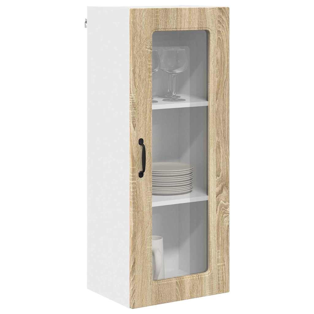 Kitchen Wall Cabinet with Shelf Sonoma Oak 40 x 31 x 100 cm