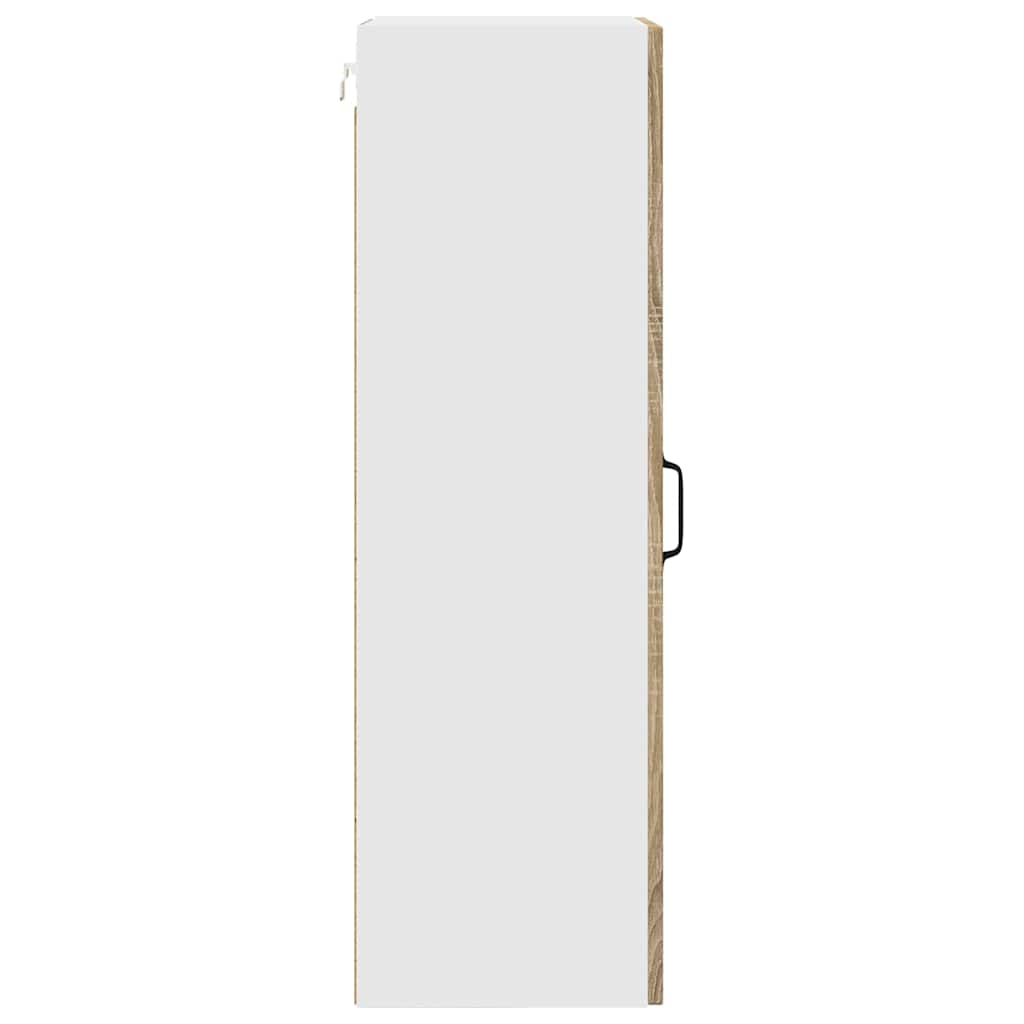 Kitchen Wall Cabinet with Shelf Sonoma Oak 40 x 31 x 100 cm