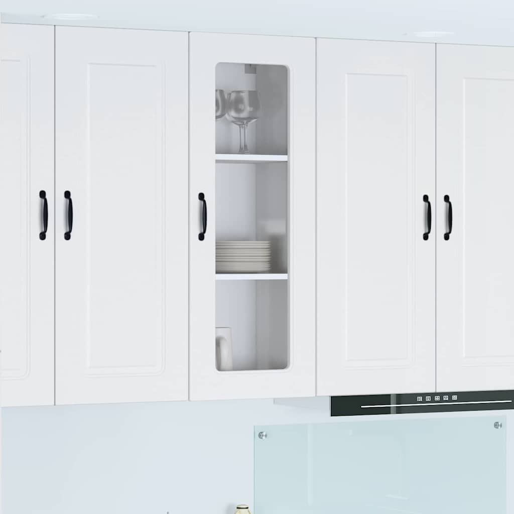 Kitchen Wall Cabinet High Gloss White 40 x 31 x 100 cm