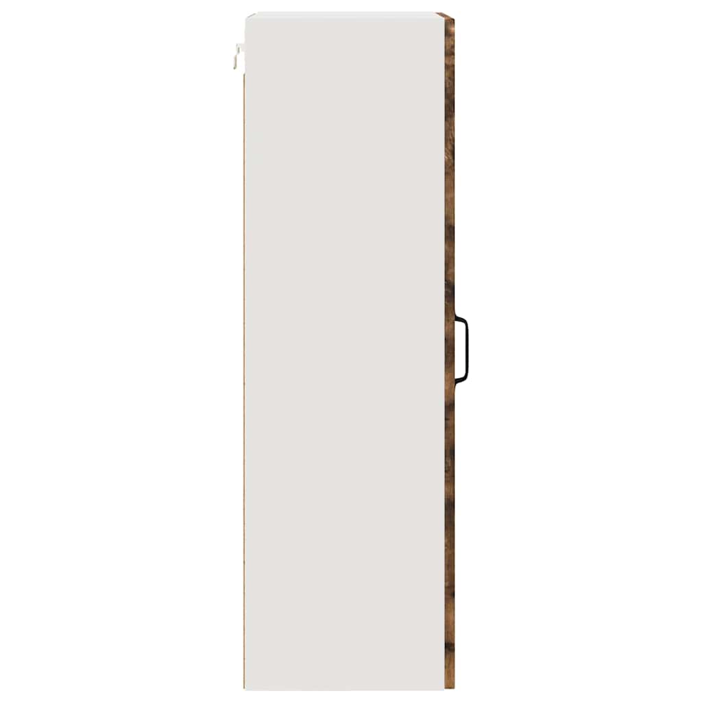 Kitchen Wall Cabinet with Shelf Smoked Oak 40 x 31 x 100 cm