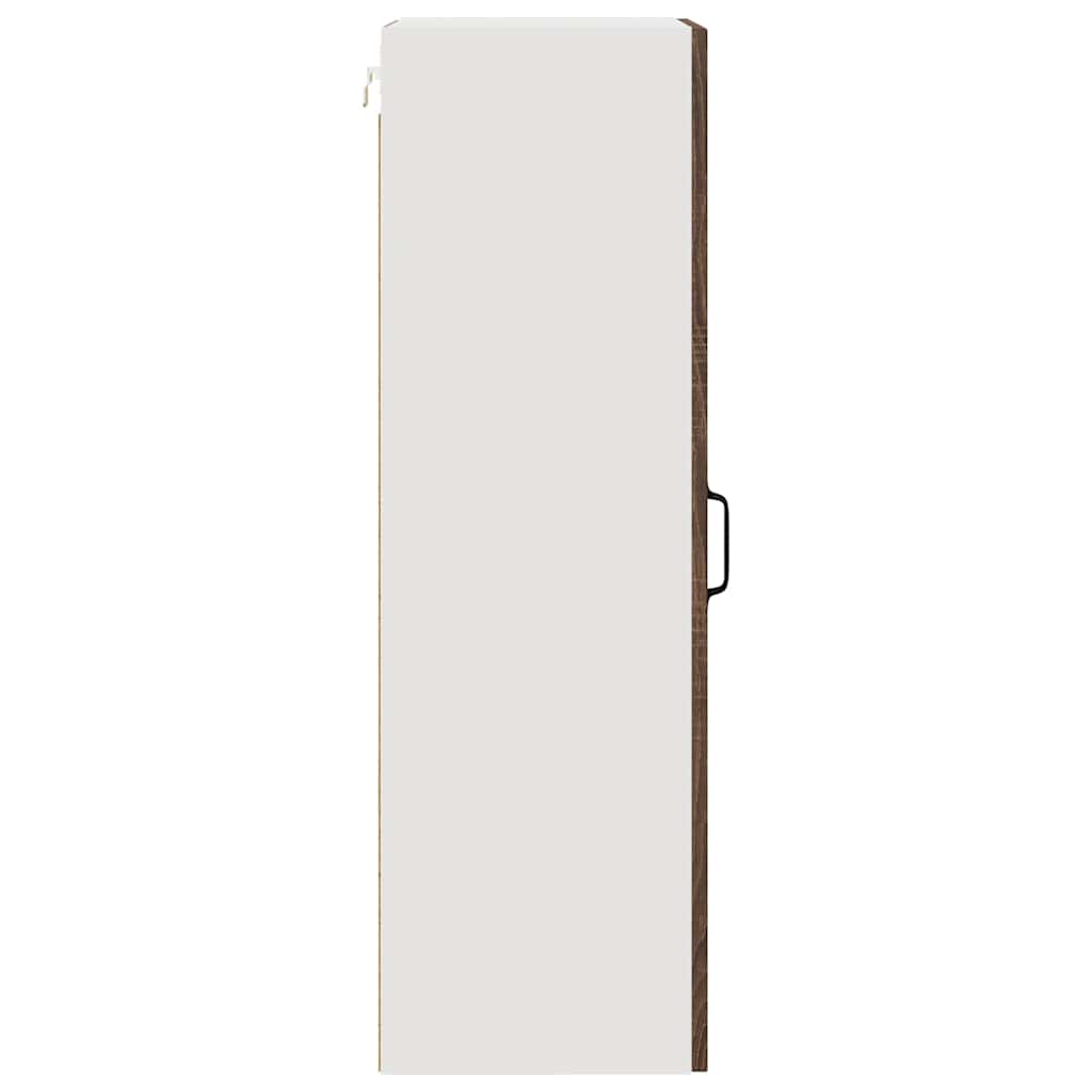 Kitchen Wall Cabinet Brown Oak 40 x 31 x 100 cm Engineered Wood