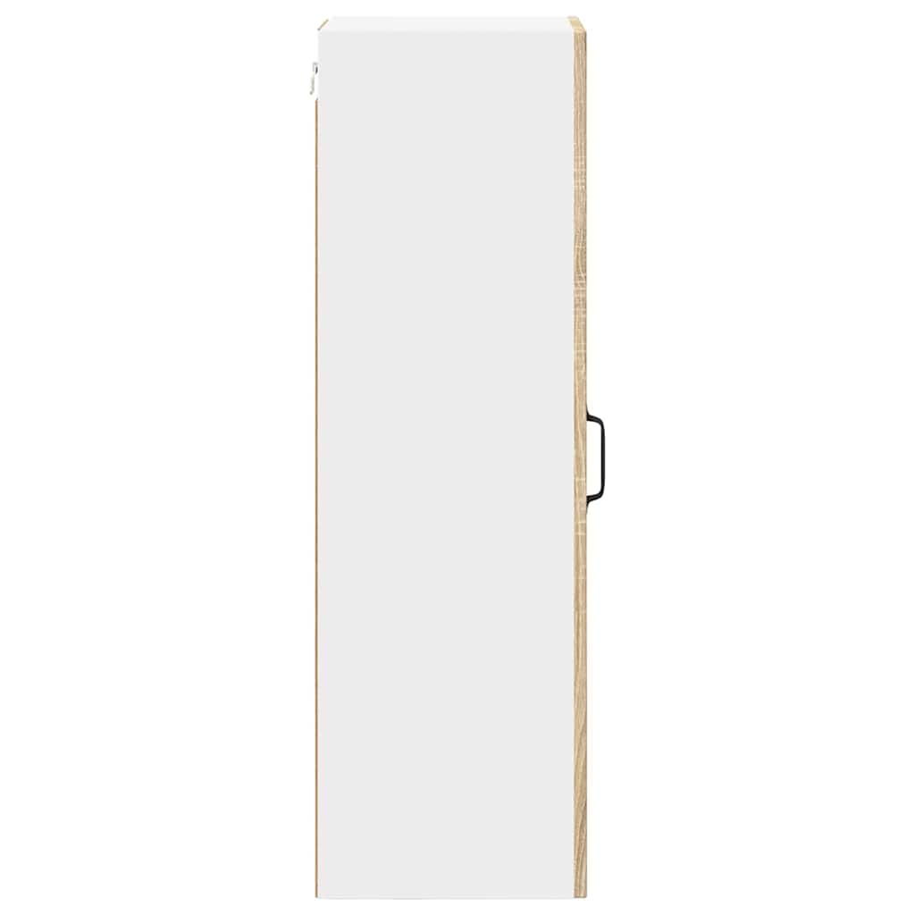 Kitchen Wall Cabinet with Shelf Sonoma Oak 30 x 31 x 100 cm