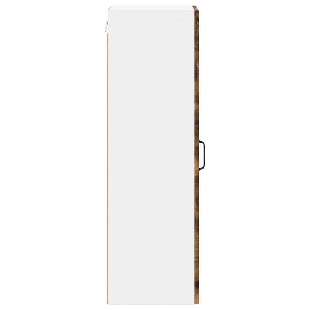 Kitchen Wall Cabinet with Shelf Smoked Oak 30 x 31 x 100 cm