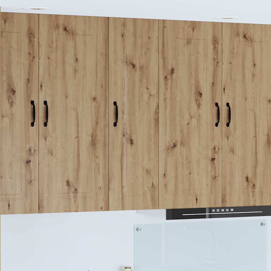 Kitchen Wall Cabinet with Shelf Artisan Oak 30 x 31 x 100 cm