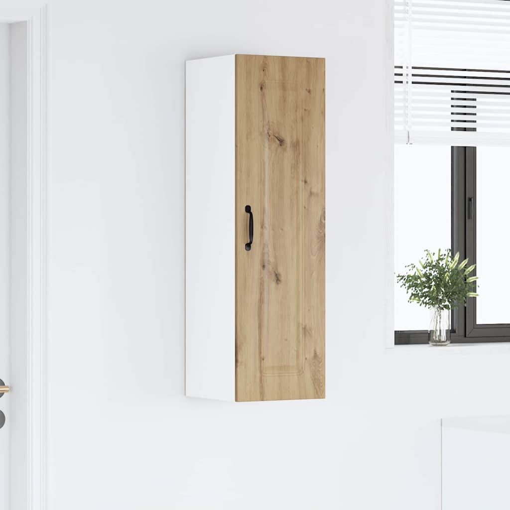 Kitchen Wall Cabinet with Shelf Artisan Oak 30 x 31 x 100 cm
