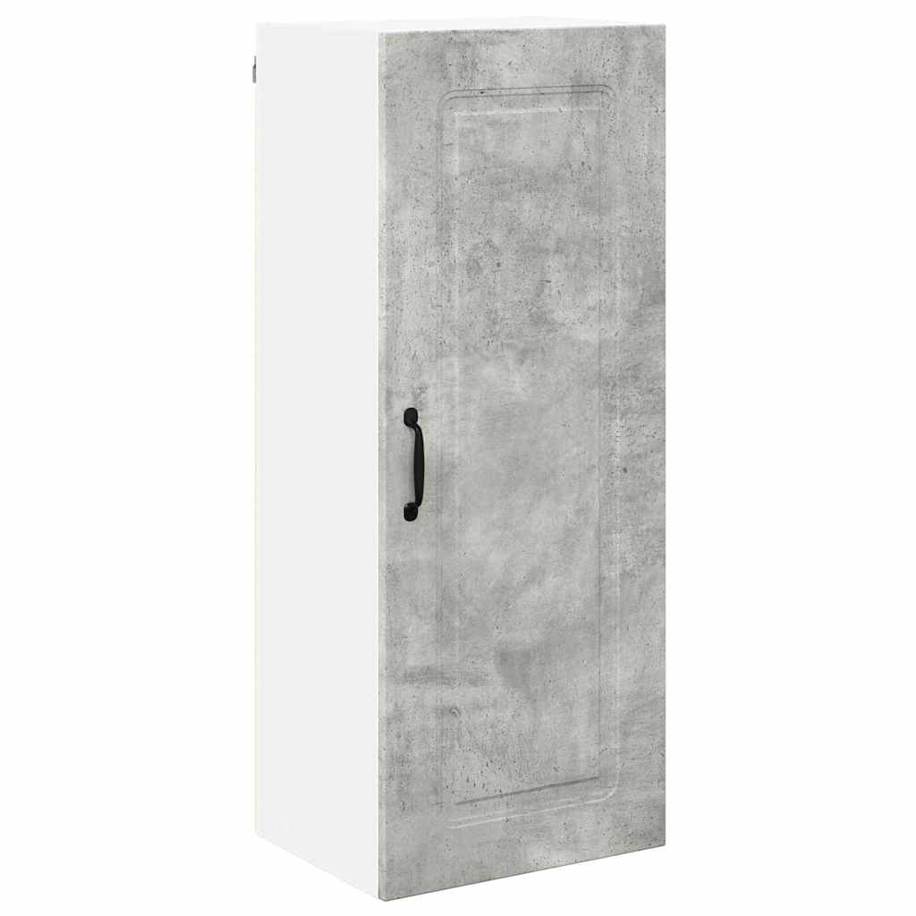 Kitchen Wall Cabinet with Shelf Concrete Grey 40 x 31 x 100 cm