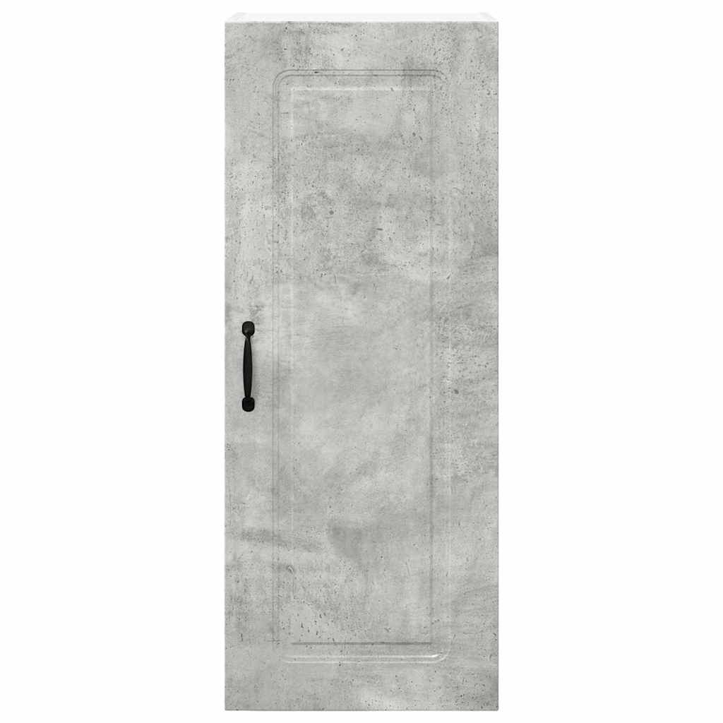 Kitchen Wall Cabinet with Shelf Concrete Grey 40 x 31 x 100 cm