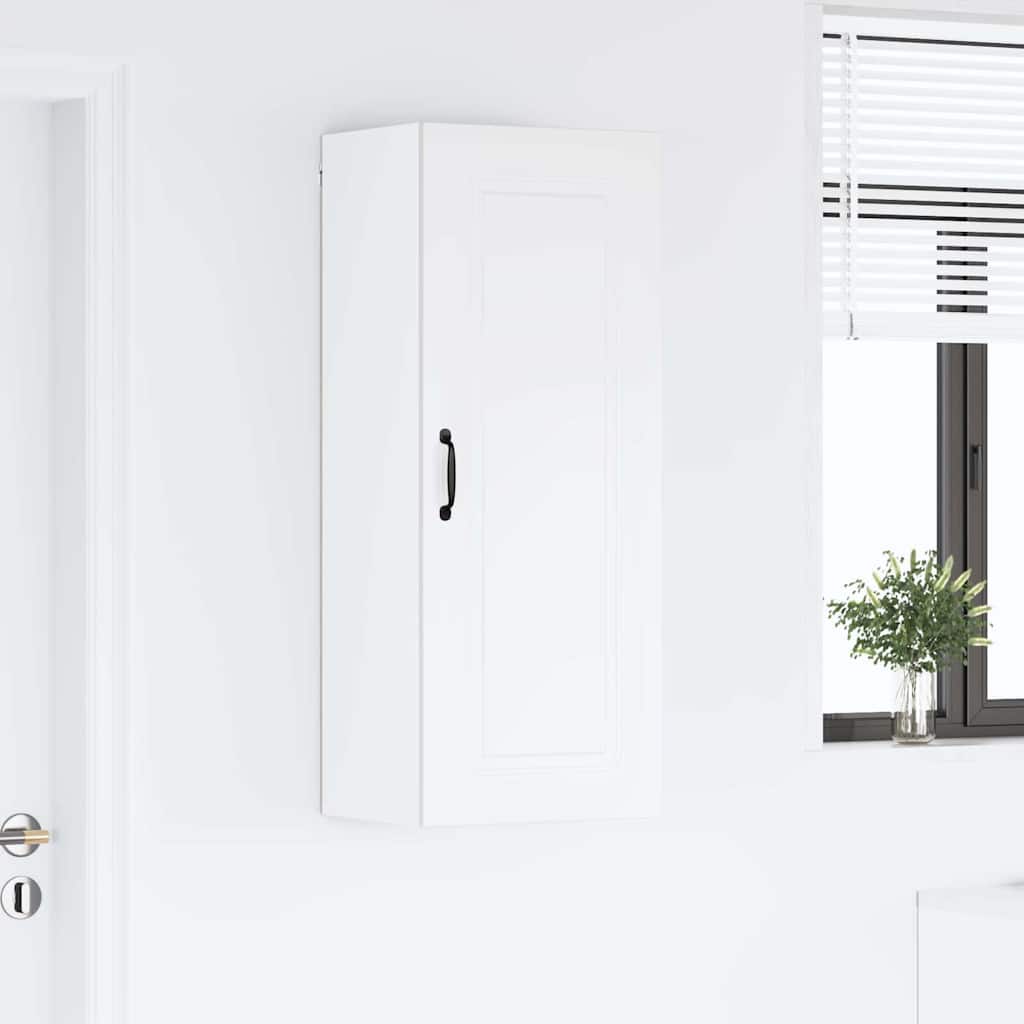 Kitchen Wall Cabinet High Gloss White 40 x 31 x 100 cm