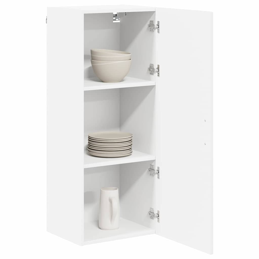 Kitchen Wall Cabinet High Gloss White 40 x 31 x 100 cm