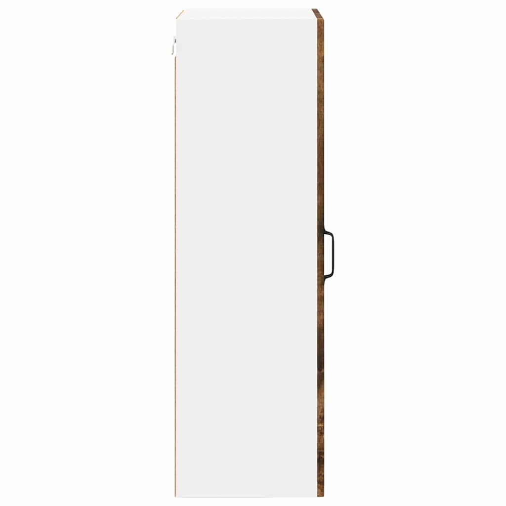 Kitchen Wall Cabinet with Shelf Smoked Oak 40 x 31 x 100 cm