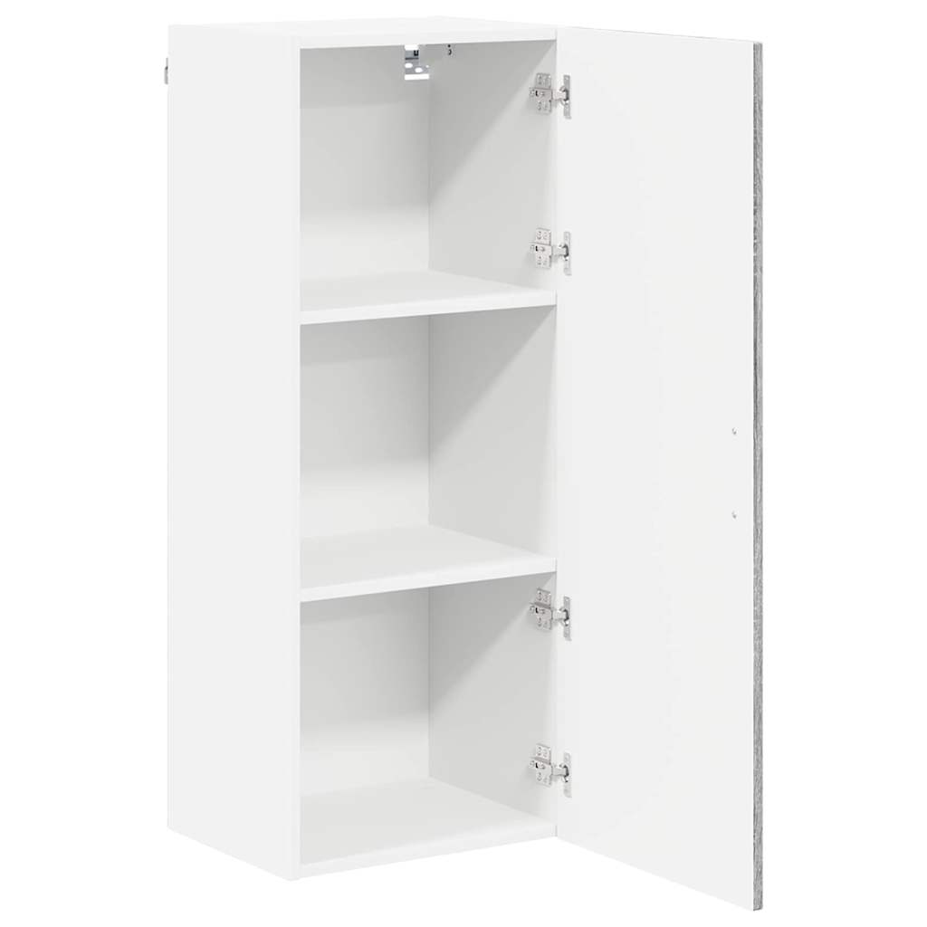 Kitchen Wall Cabinet with Shelf Grey Sonoma 40 x 31 x 100 cm