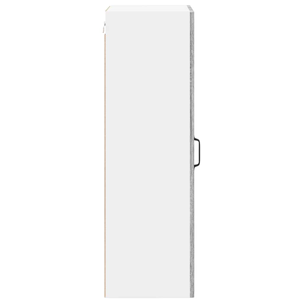 Kitchen Wall Cabinet with Shelf Grey Sonoma 40 x 31 x 100 cm