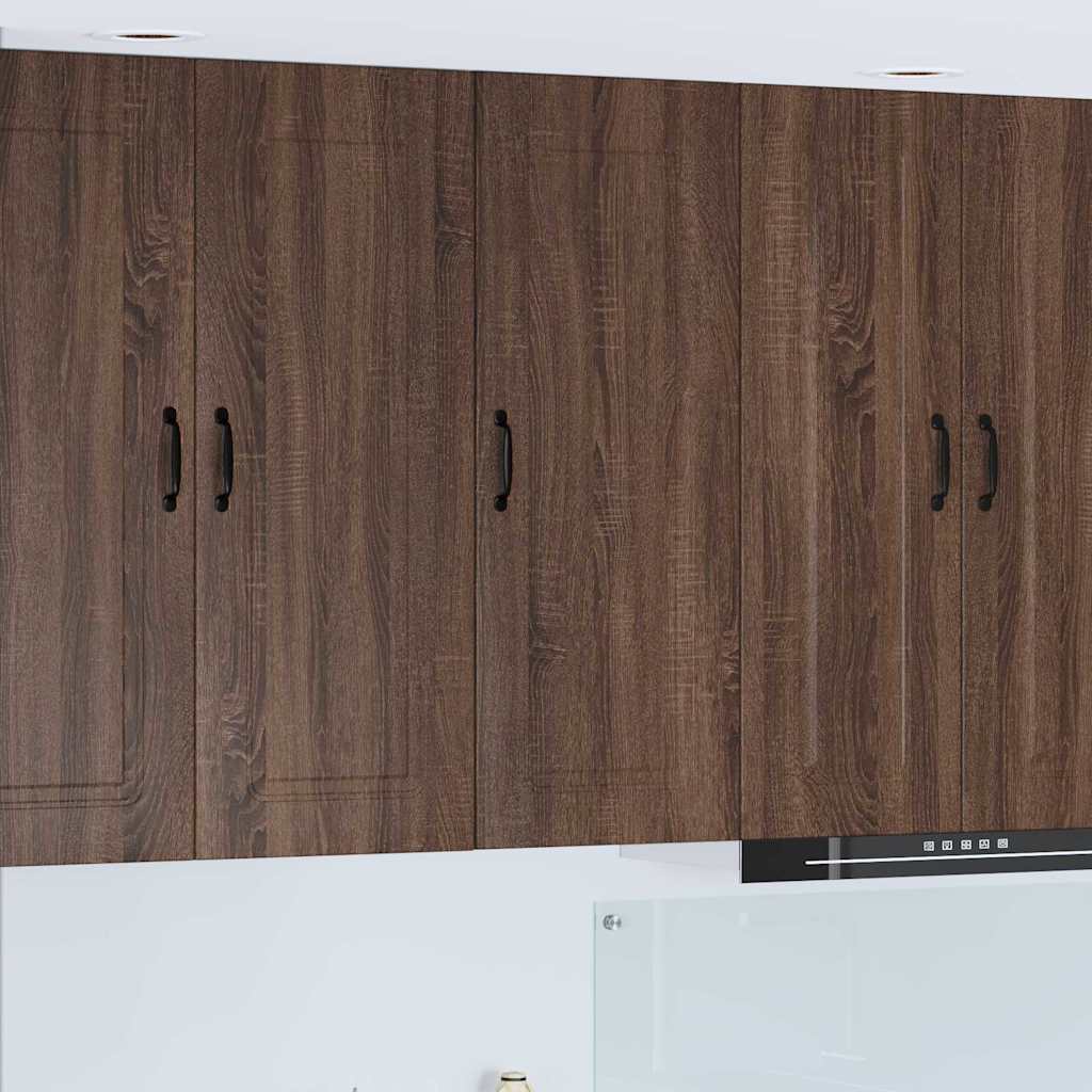 Kitchen Wall Cabinet Brown Oak 40 x 31 x 100 cm Engineered Wood