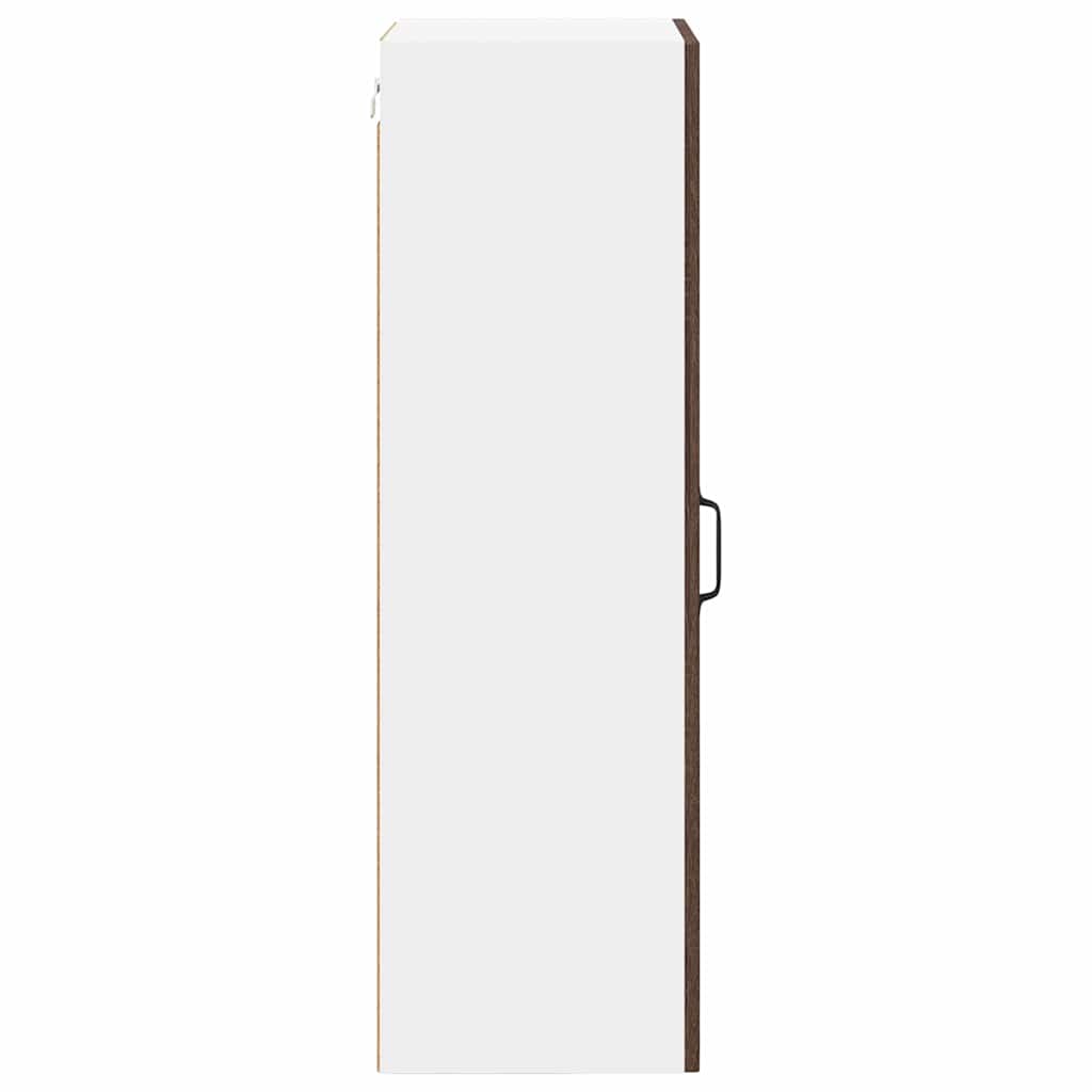 Kitchen Wall Cabinet Brown Oak 40 x 31 x 100 cm Engineered Wood