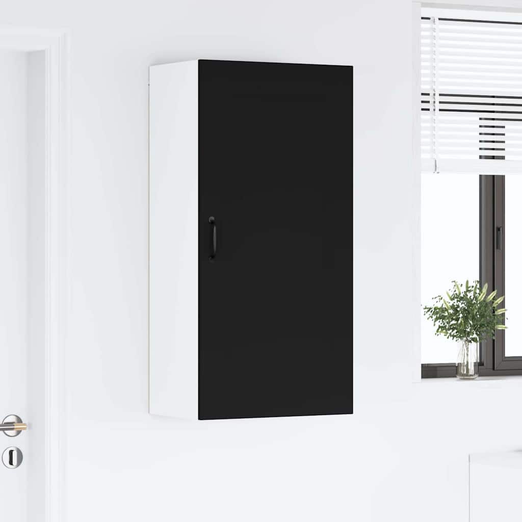 Kitchen Wall Cabinet Black 50 x 31 x 100 cm Engineered Wood