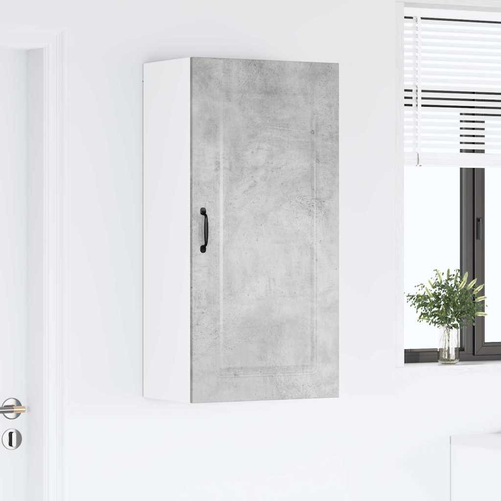 Kitchen Wall Cabinet with Shelf Concrete Grey 50 x 31 x 100 cm