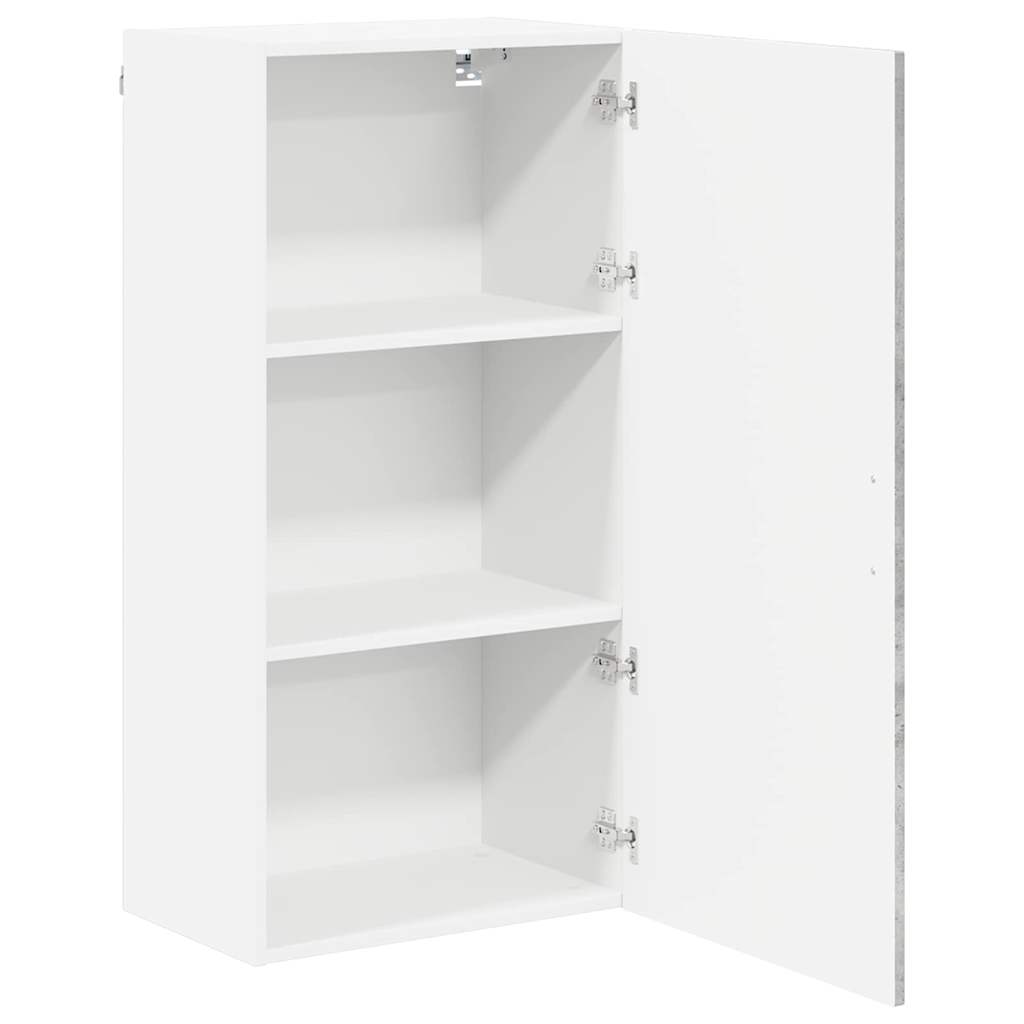 Kitchen Wall Cabinet with Shelf Concrete Grey 50 x 31 x 100 cm