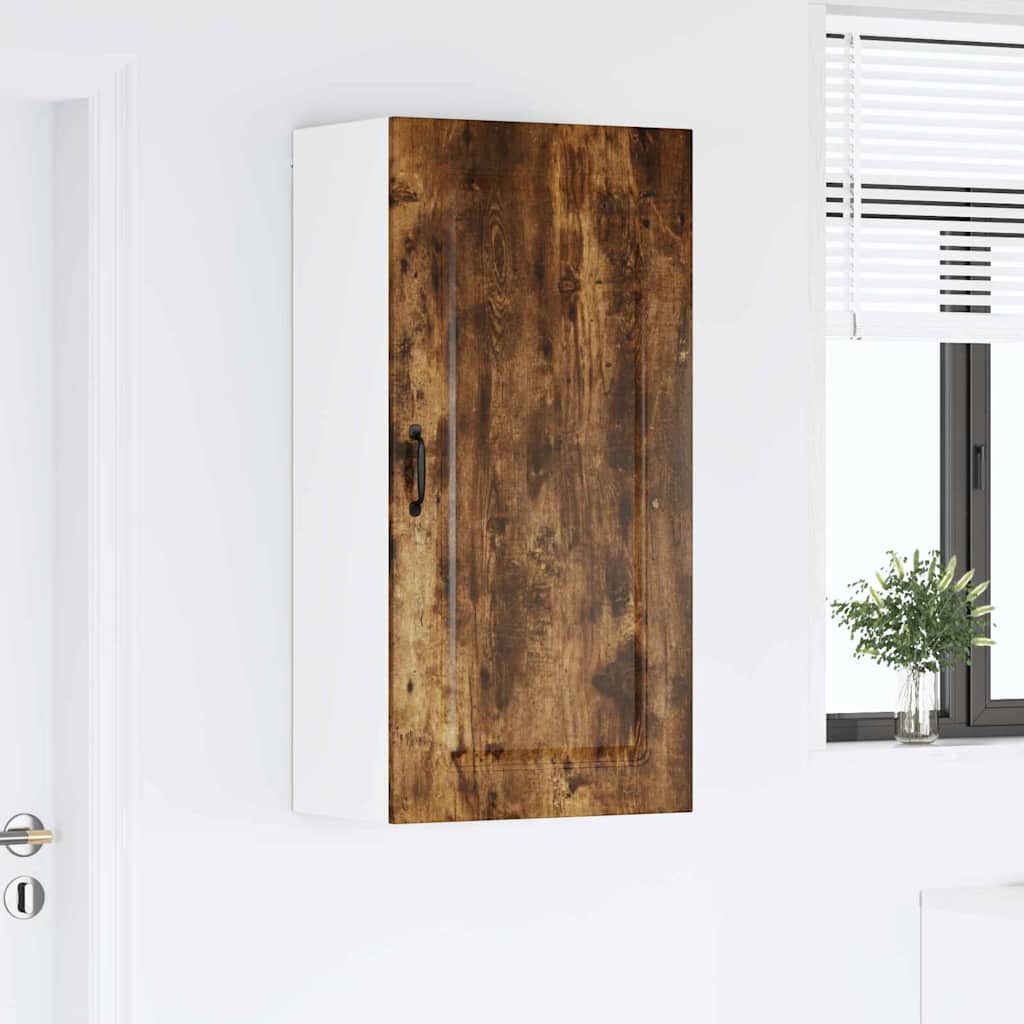 Kitchen Wall Cabinet with Shelf Smoked Oak 50 x 31 x 100 cm
